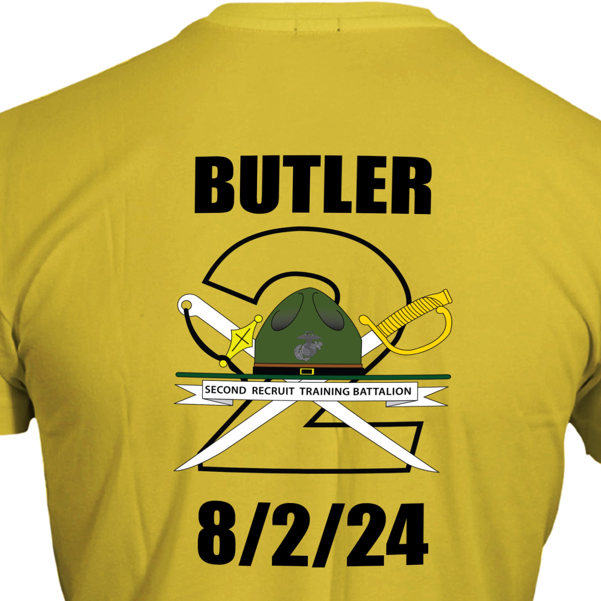 USMC "Sleep Tight America, My *Marine* Has Your Back" T-Shirt with Customizable Back