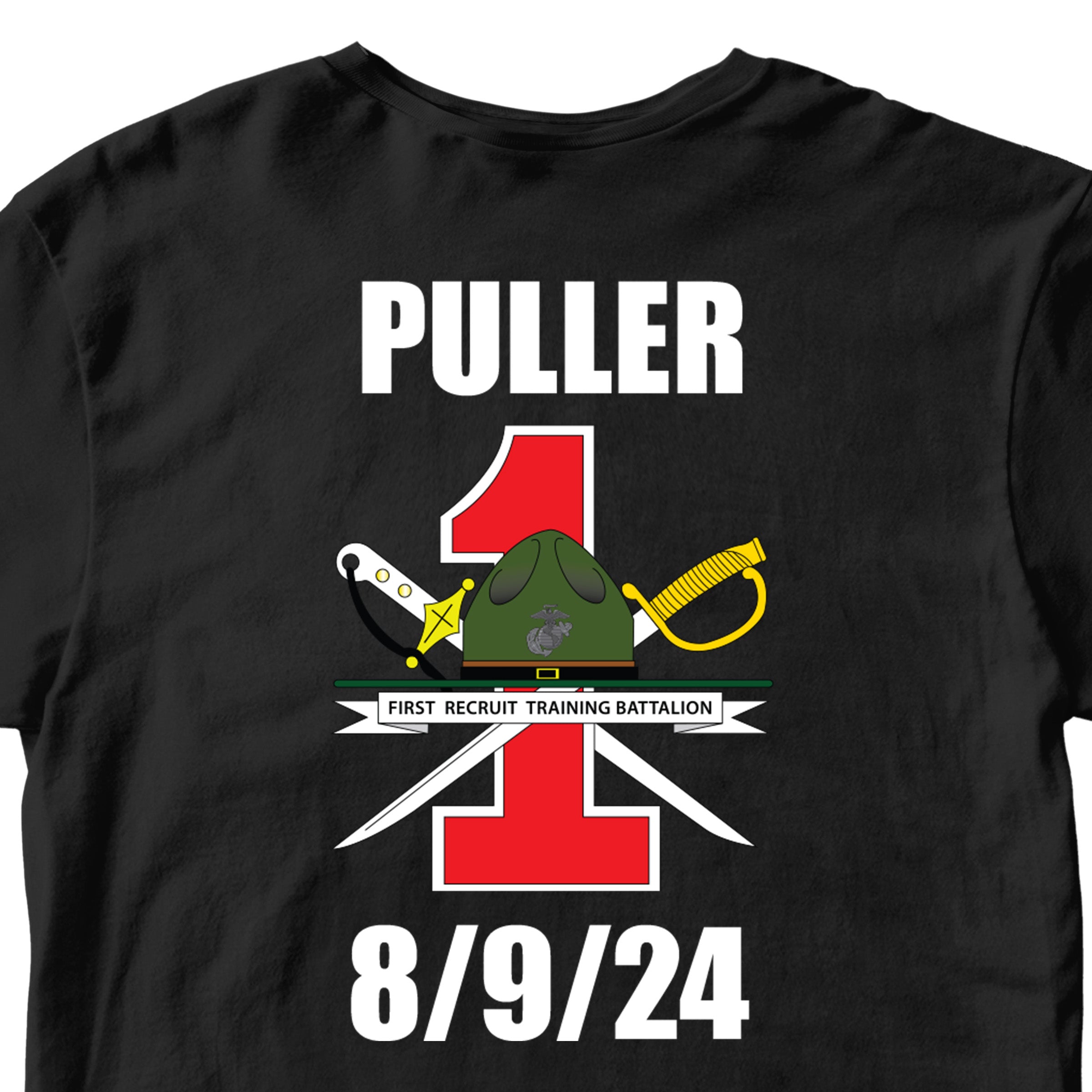 USMC Proud Mom/Dad T-Shirt with Customizable Back <br> MADE IN USA