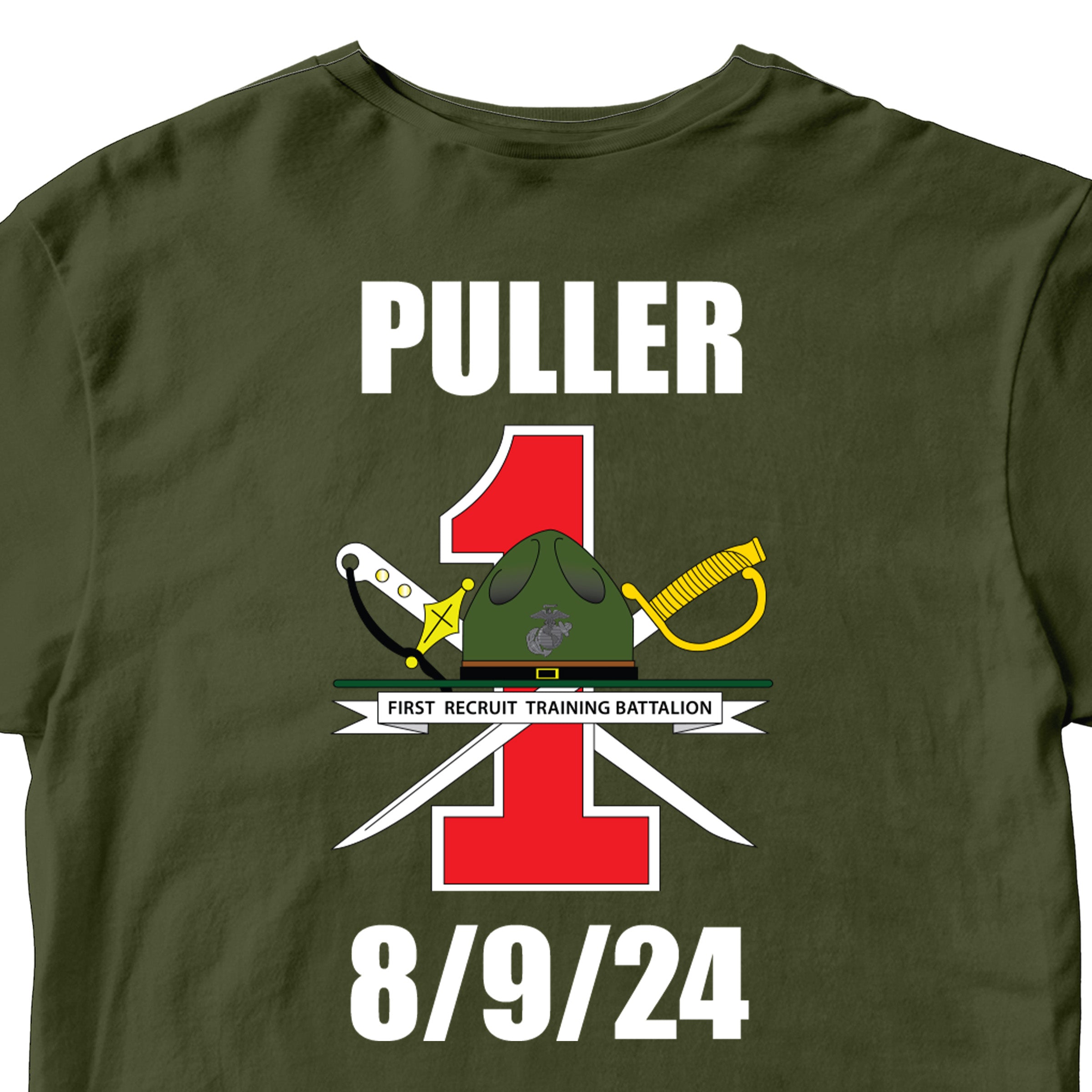 USMC Proud Mom/Dad T-Shirt with Customizable Back <br> MADE IN USA