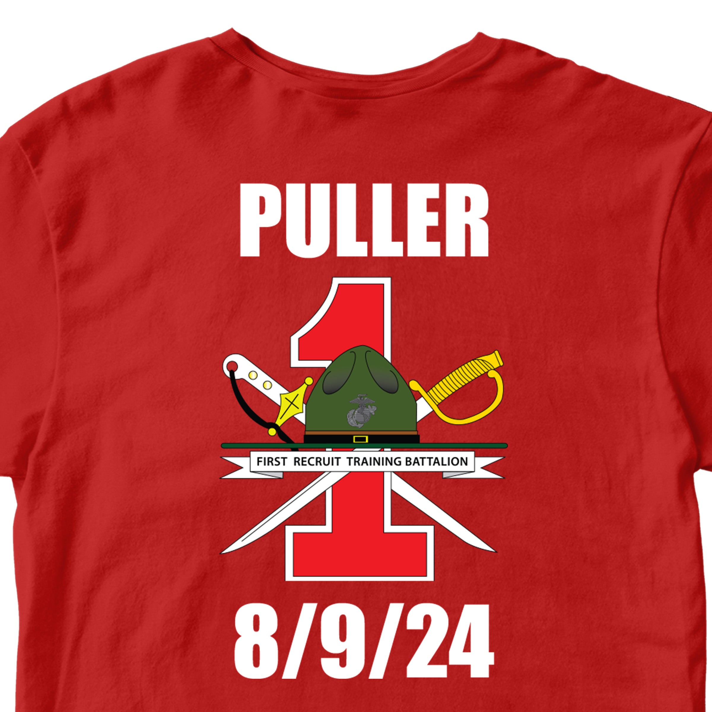 USMC Proud Mom/Dad T-Shirt with Customizable Back <br> MADE IN USA