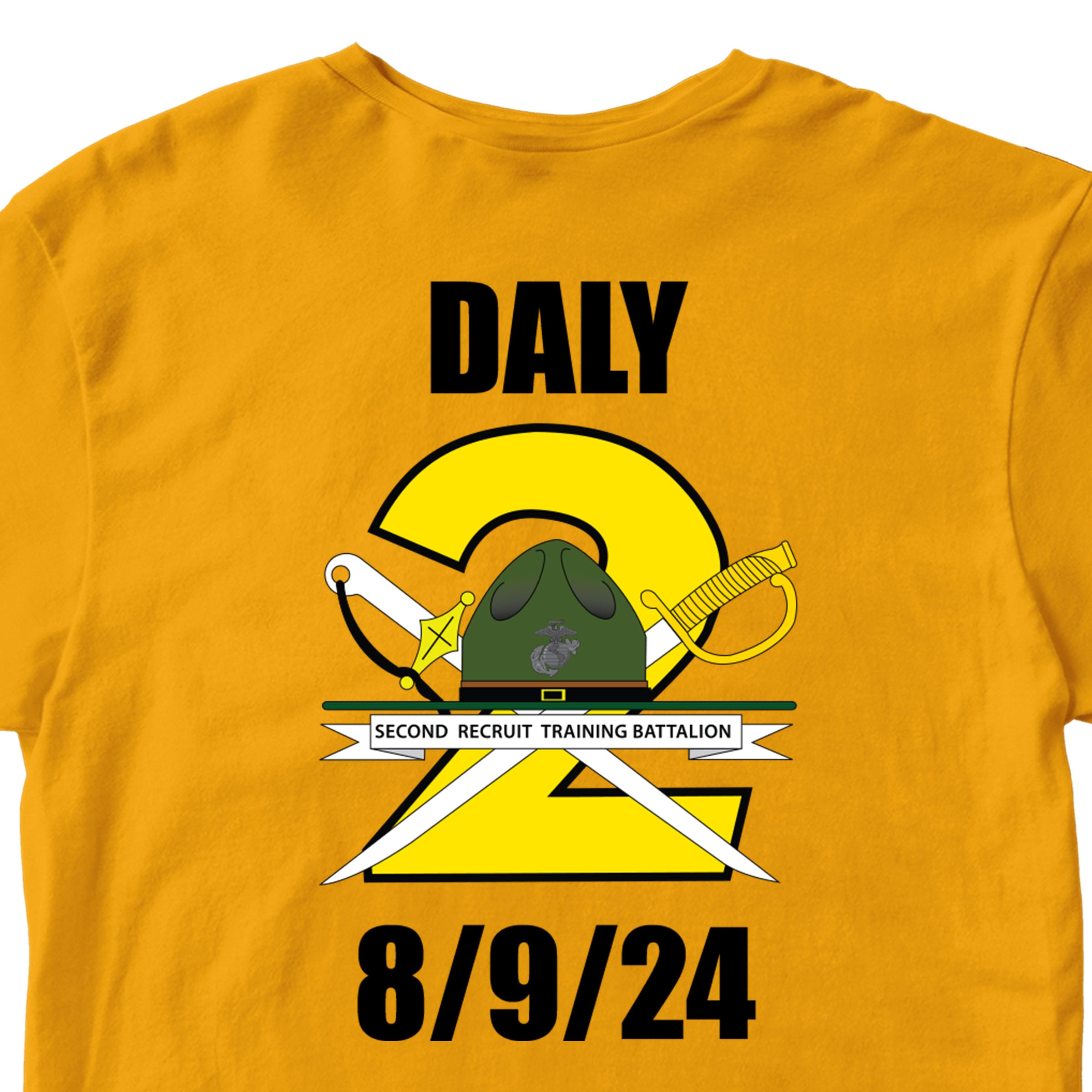 USMC Proud Mom/Dad T-Shirt with Customizable Back <br> MADE IN USA