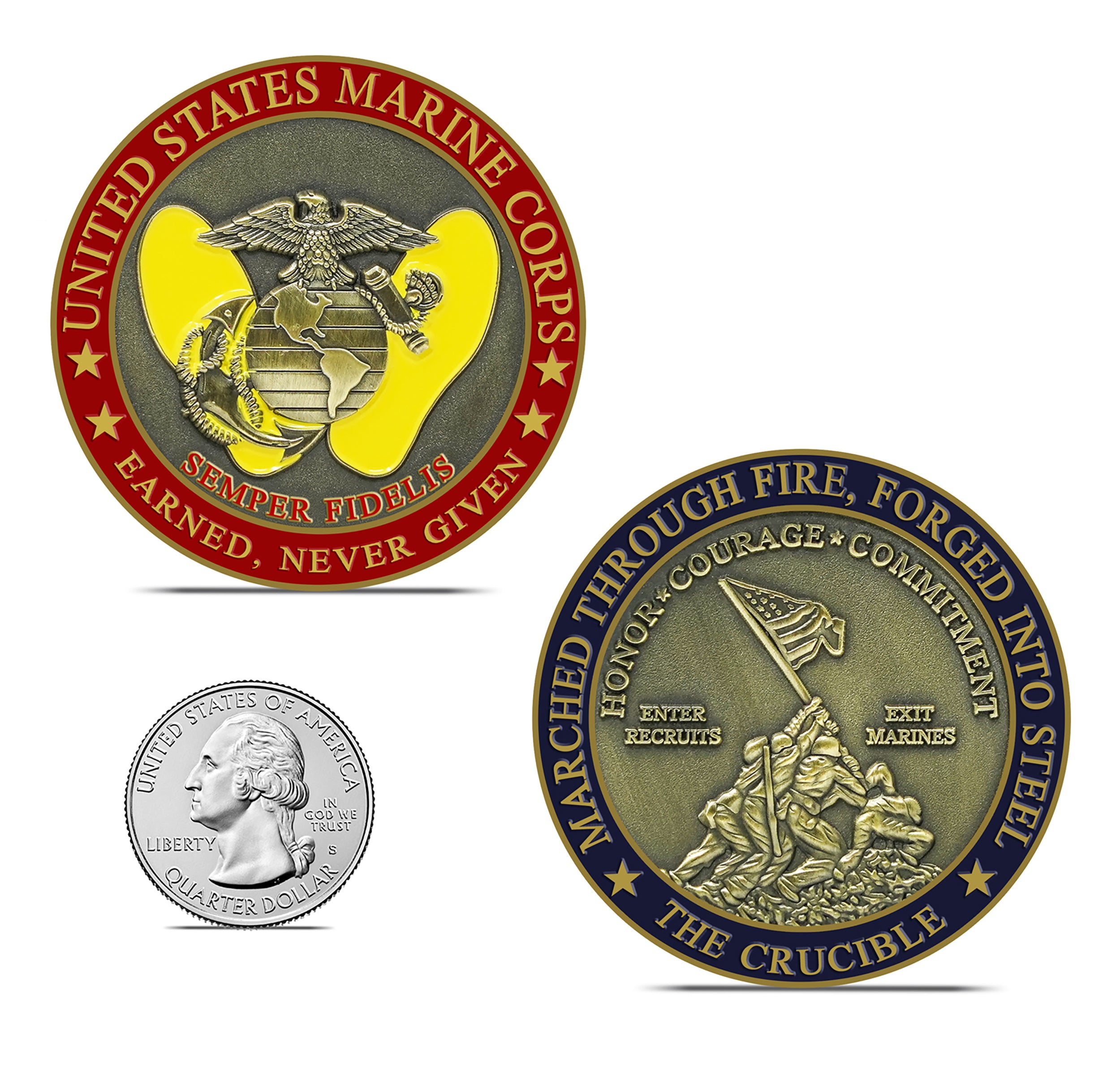 Crucible Candle with Crucible Challenge Coin
