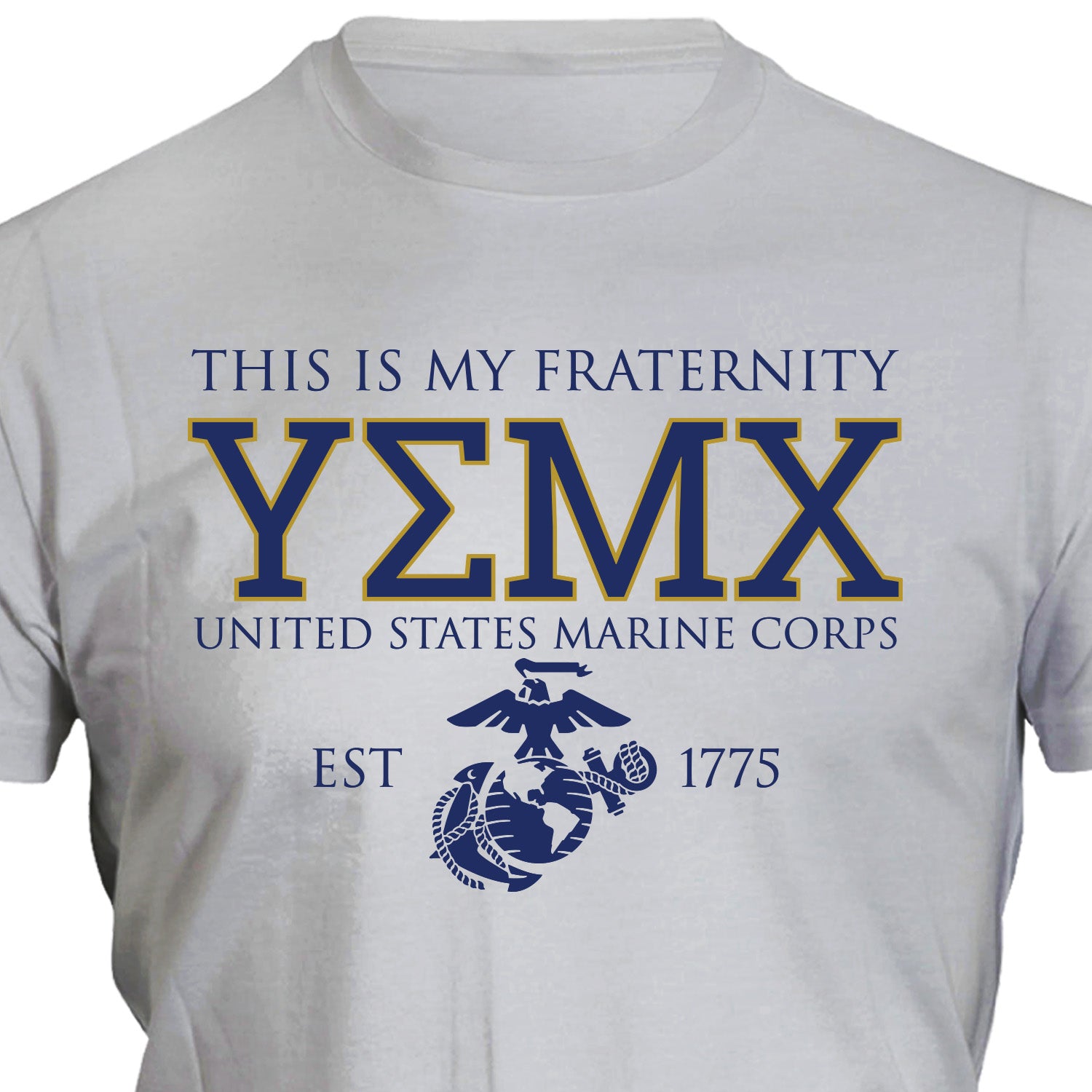 USMC Fraternity T-Shirt-Parris Island or MCRD San Diego