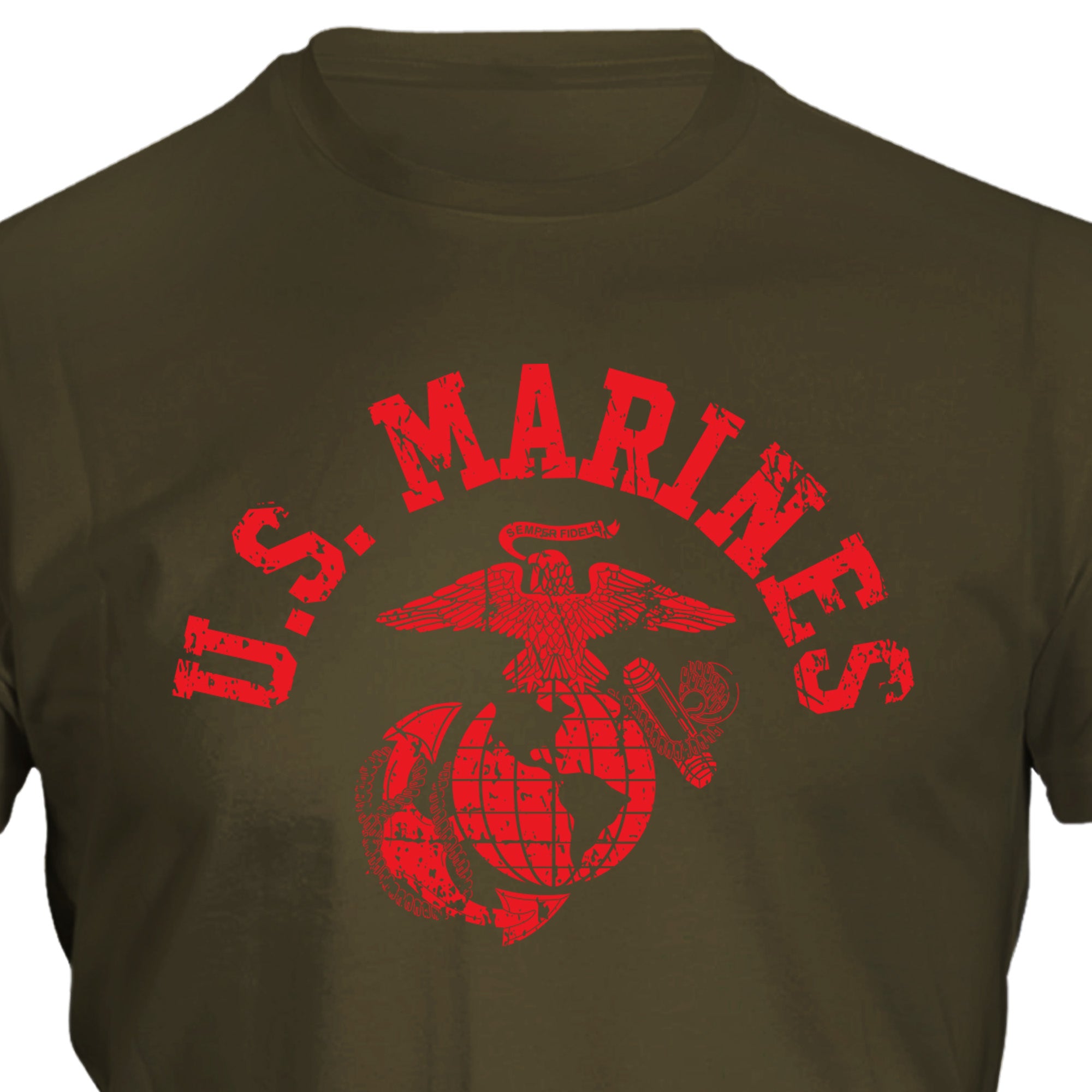 Old School U.S. Marines PT Shirt