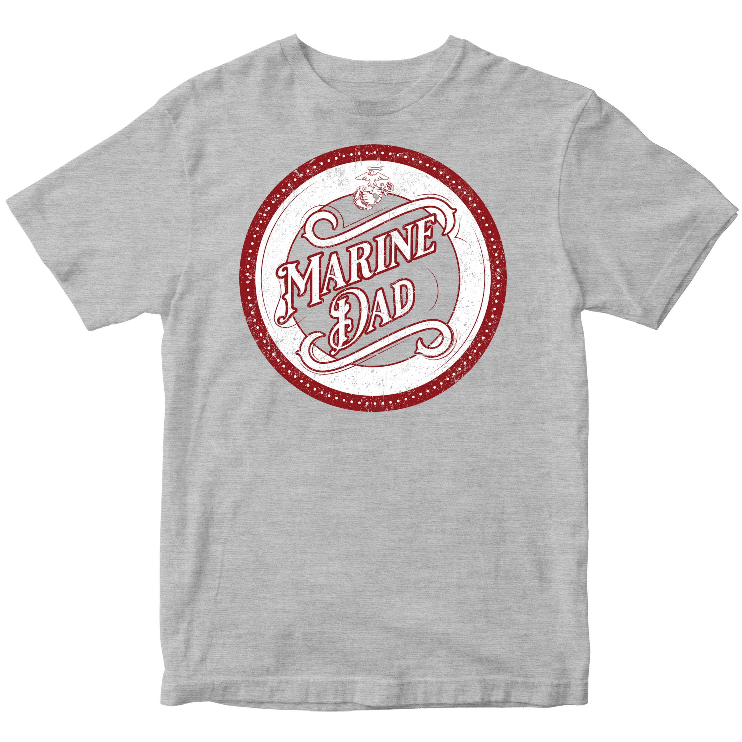 USMC Proud Mom/Dad T-Shirt with Customizable Back <br> MADE IN USA