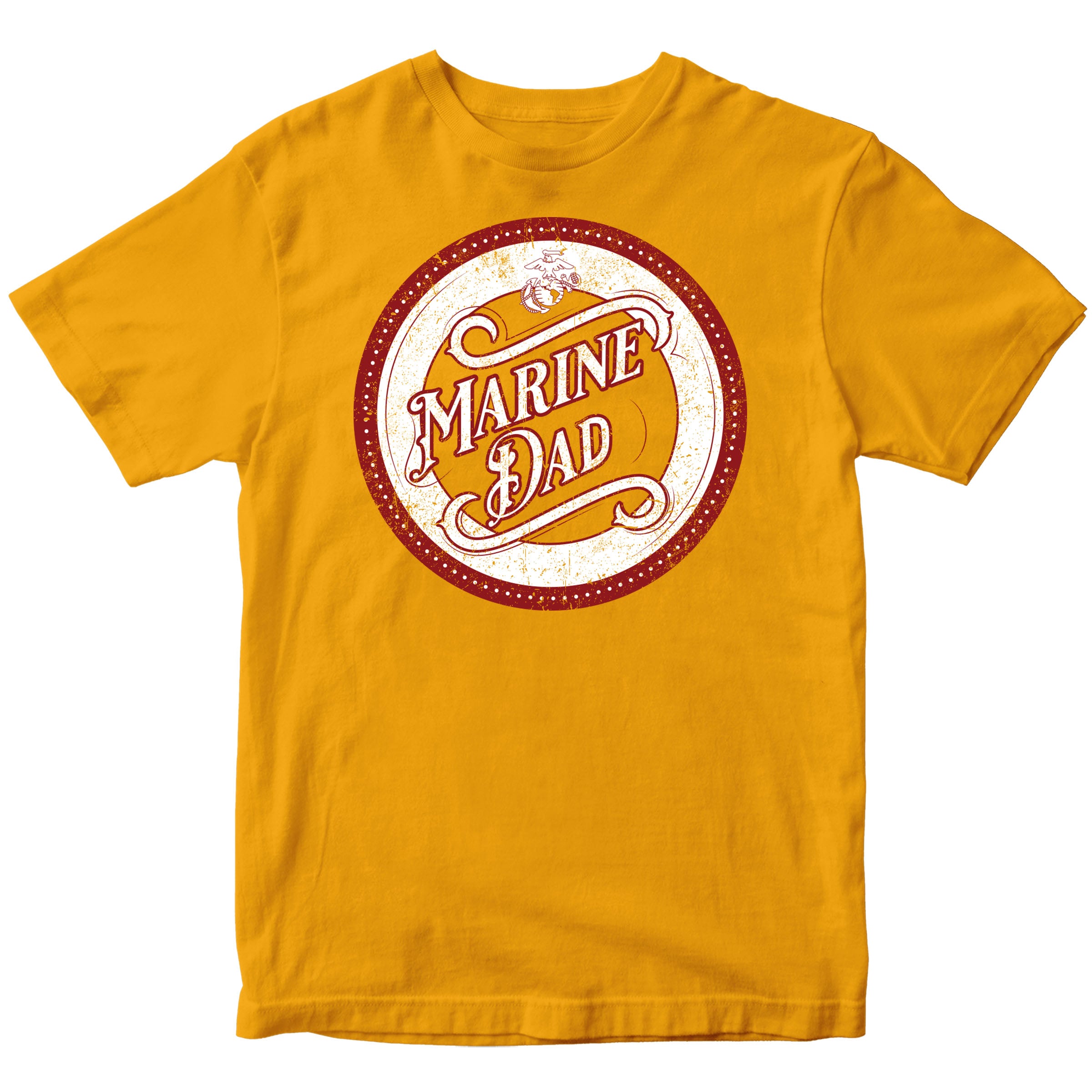 USMC Proud Mom/Dad T-Shirt with Customizable Back <br> MADE IN USA