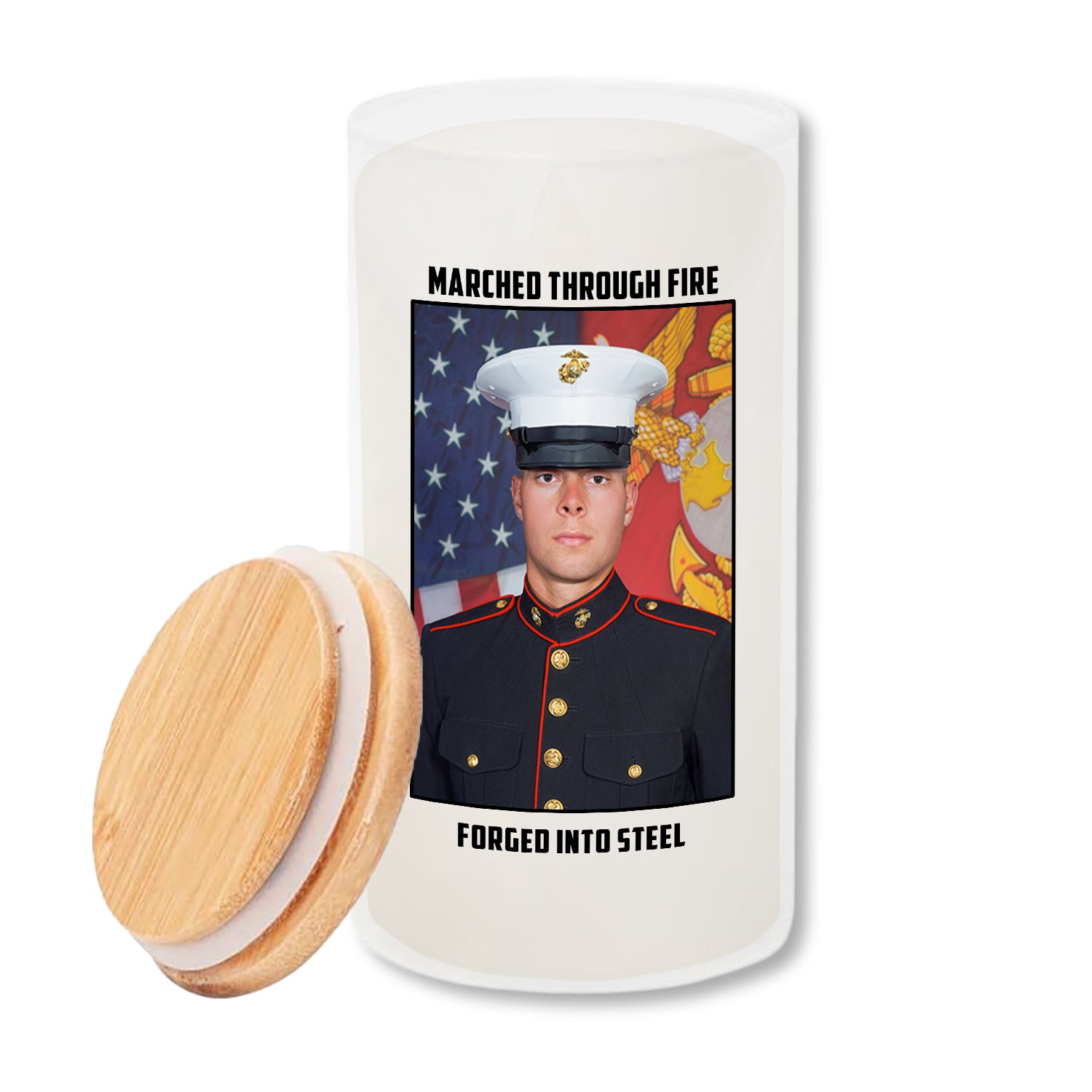 Crucible Candle with Crucible Challenge Coin