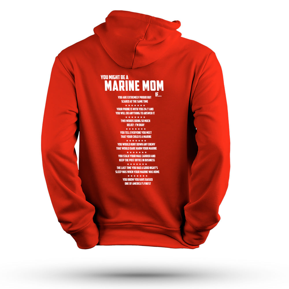 You Might Be a Marine Family If Marine Graduation Hoodie