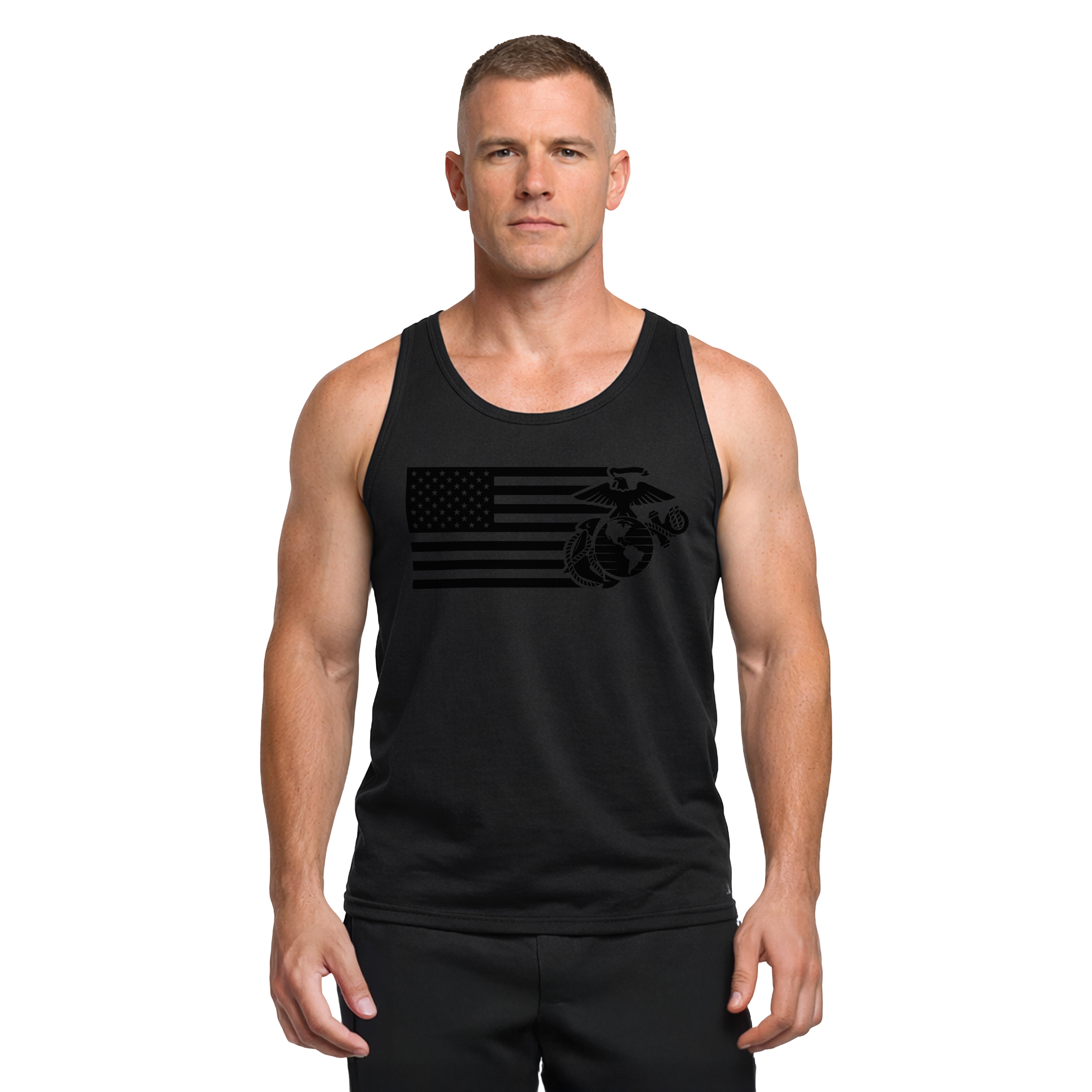 USMC Split Flag & EGA Tank