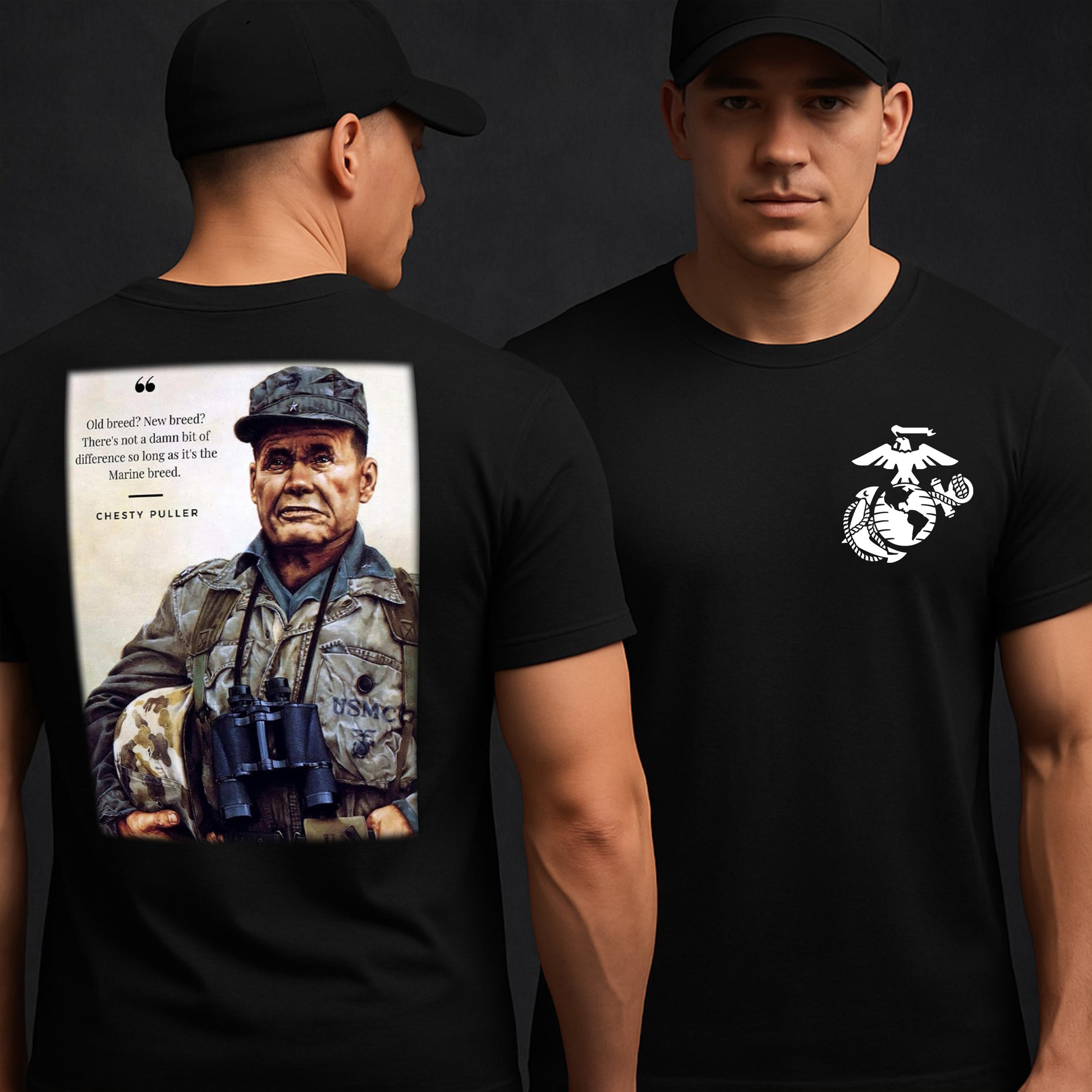 Chesty Puller "Marine Breed" T-Shirt <br> MADE IN USA