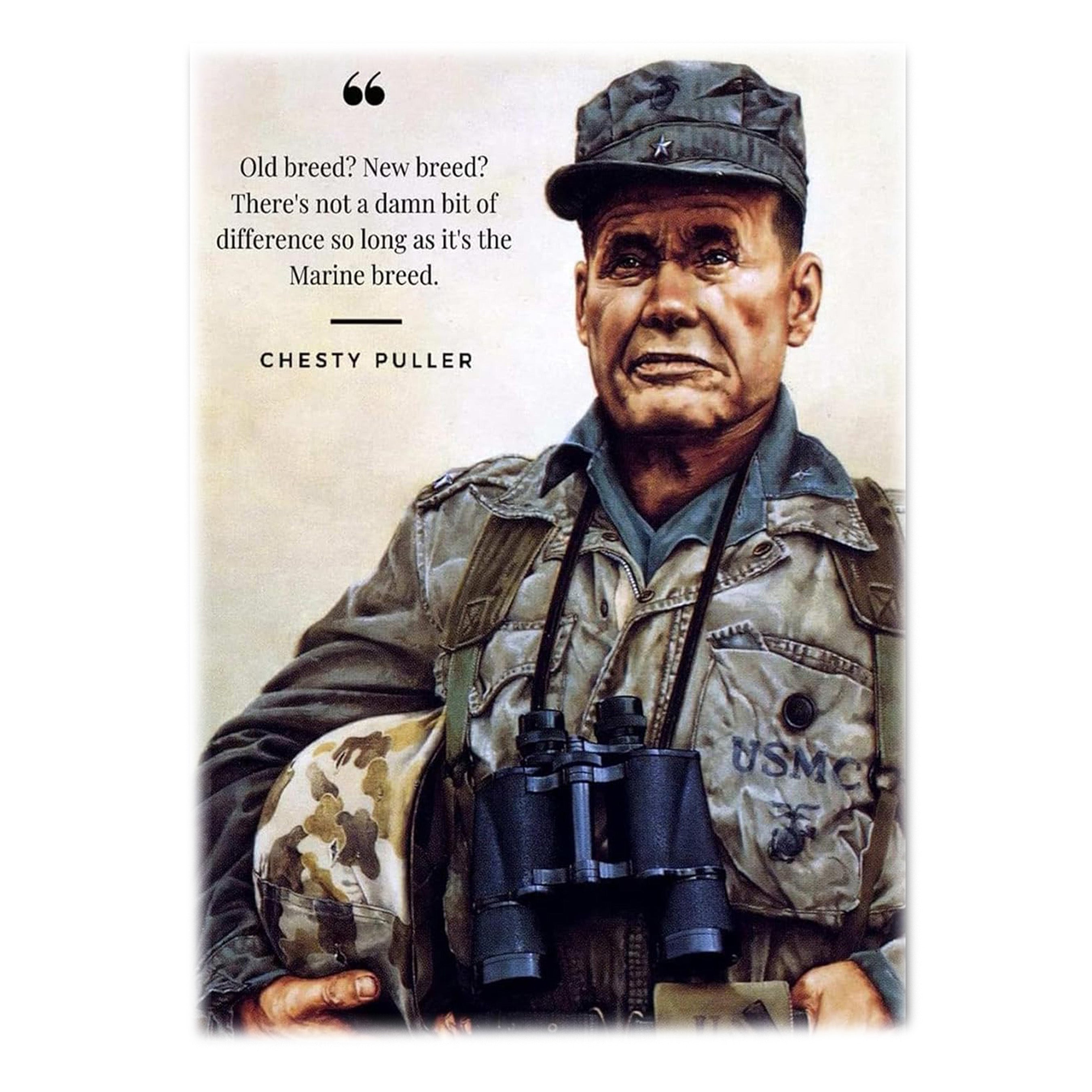 Chesty Puller "Marine Breed" T-Shirt <br> MADE IN USA