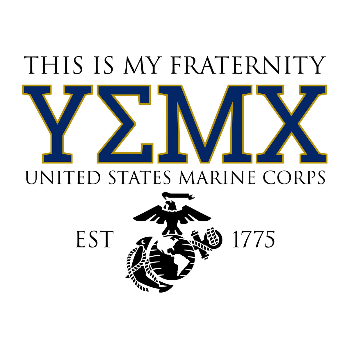 USMC Fraternity Hoodie – San Diego Edition