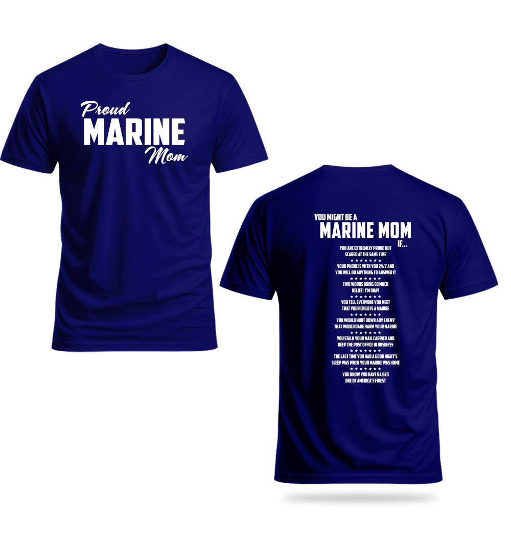You Might Be a Marine Family If Marine Graduation T-shirt