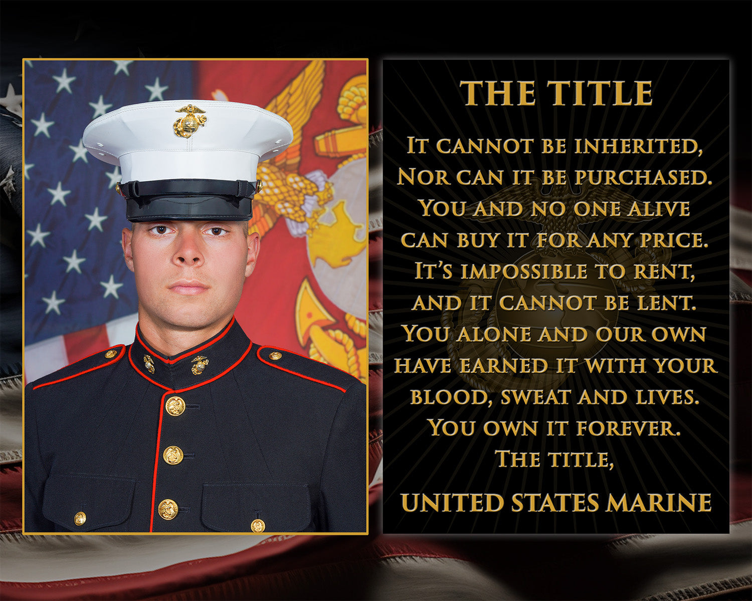 8" x 10" The Title Print - RECEIVE BEFORE GRADUATION!