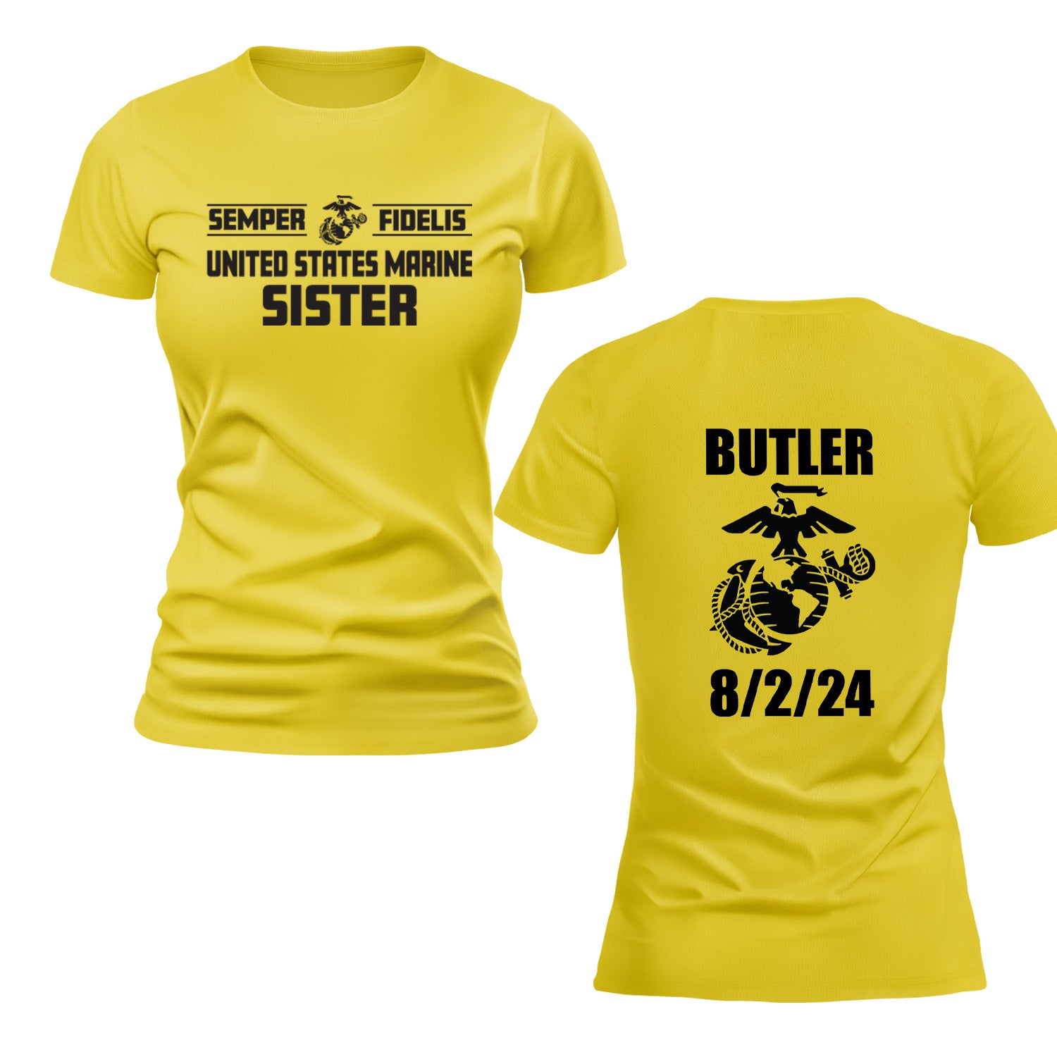 Ladies United States Marine Parent T-Shirt