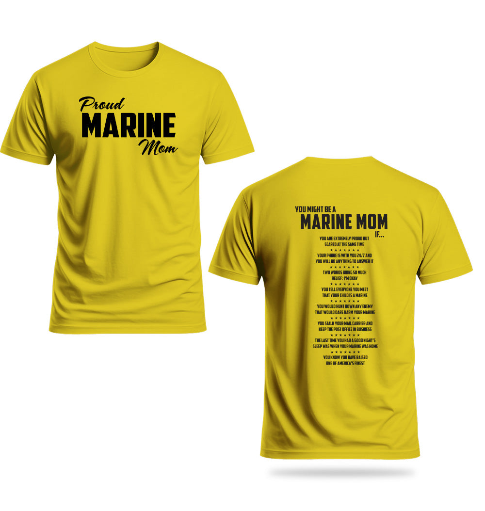 You Might Be a Marine Family If Marine Graduation T-shirt