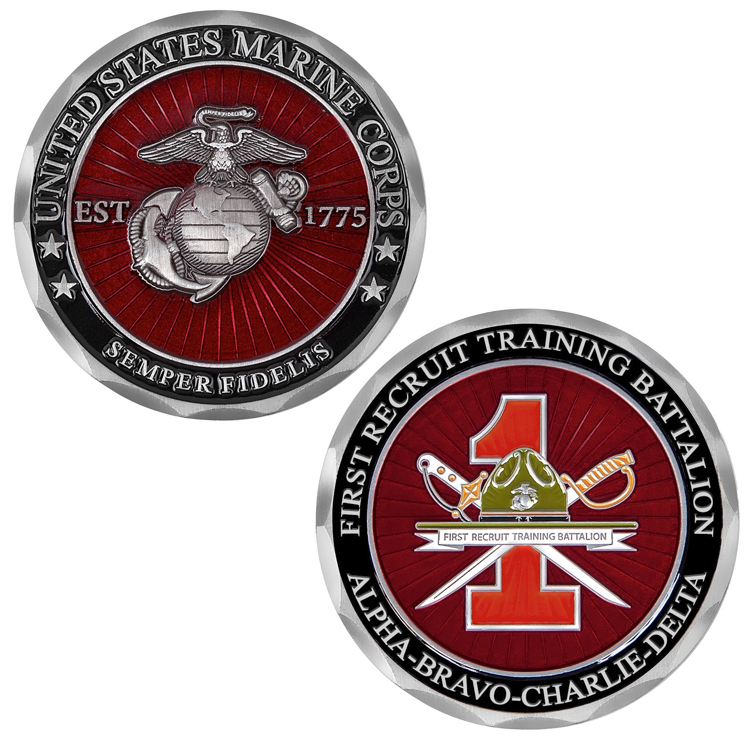 MCRD San Diego USMC Battalion Challenge Coins