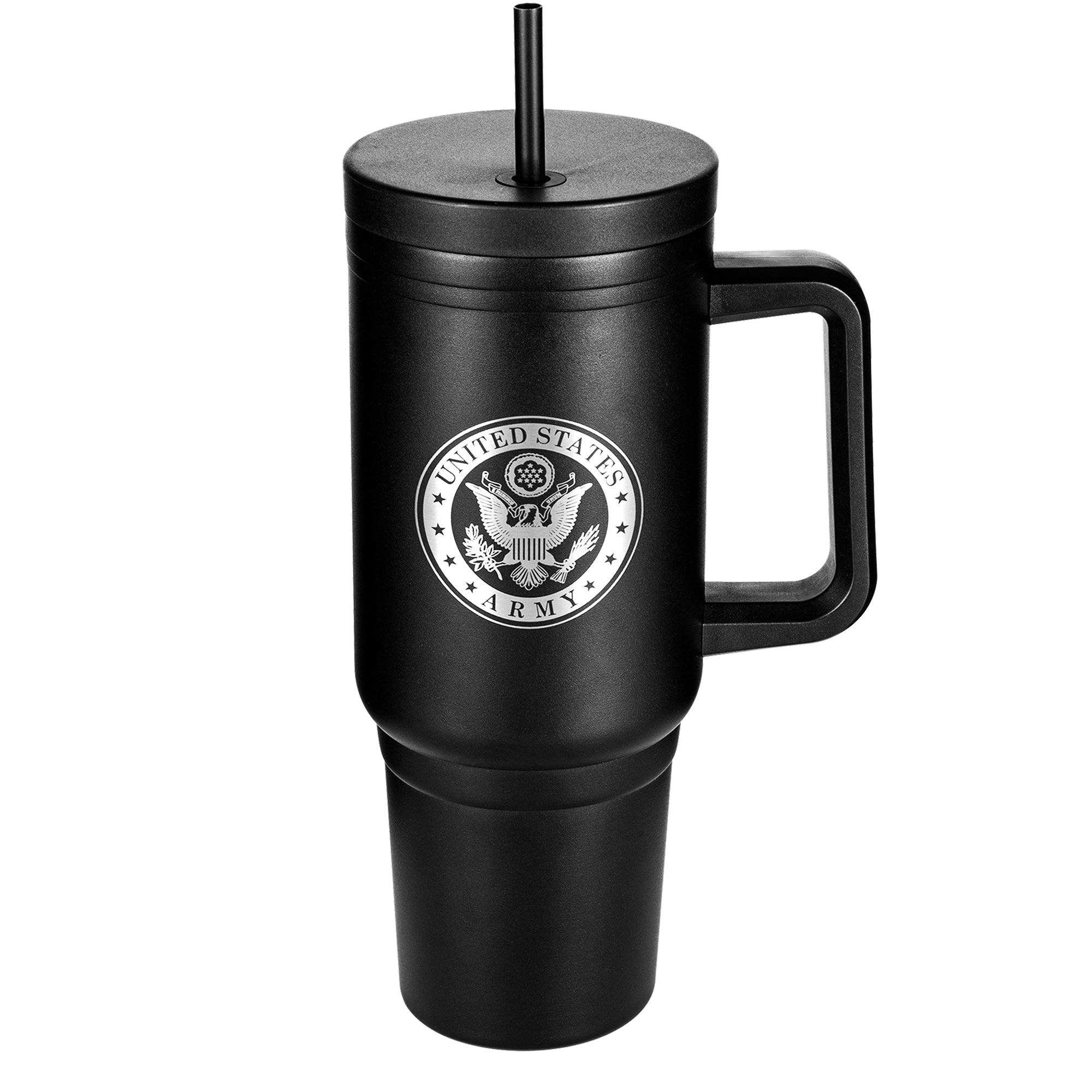 40 oz Insulated Stainless Steel Tumbler Travel Mug with Handle