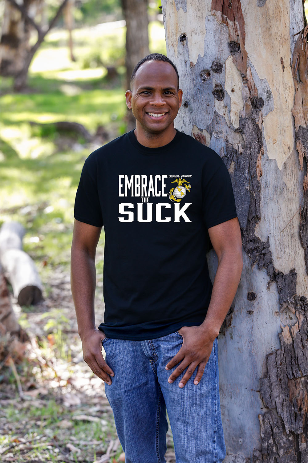 USMC Embrace The Suck Marine Corps T Shirt-Made in USA