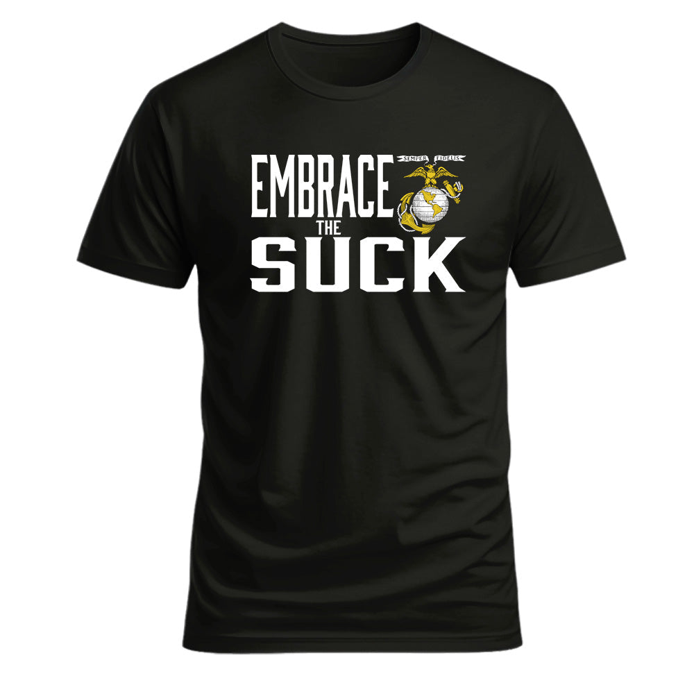 USMC Embrace The Suck Marine Corps T Shirt-Made in USA