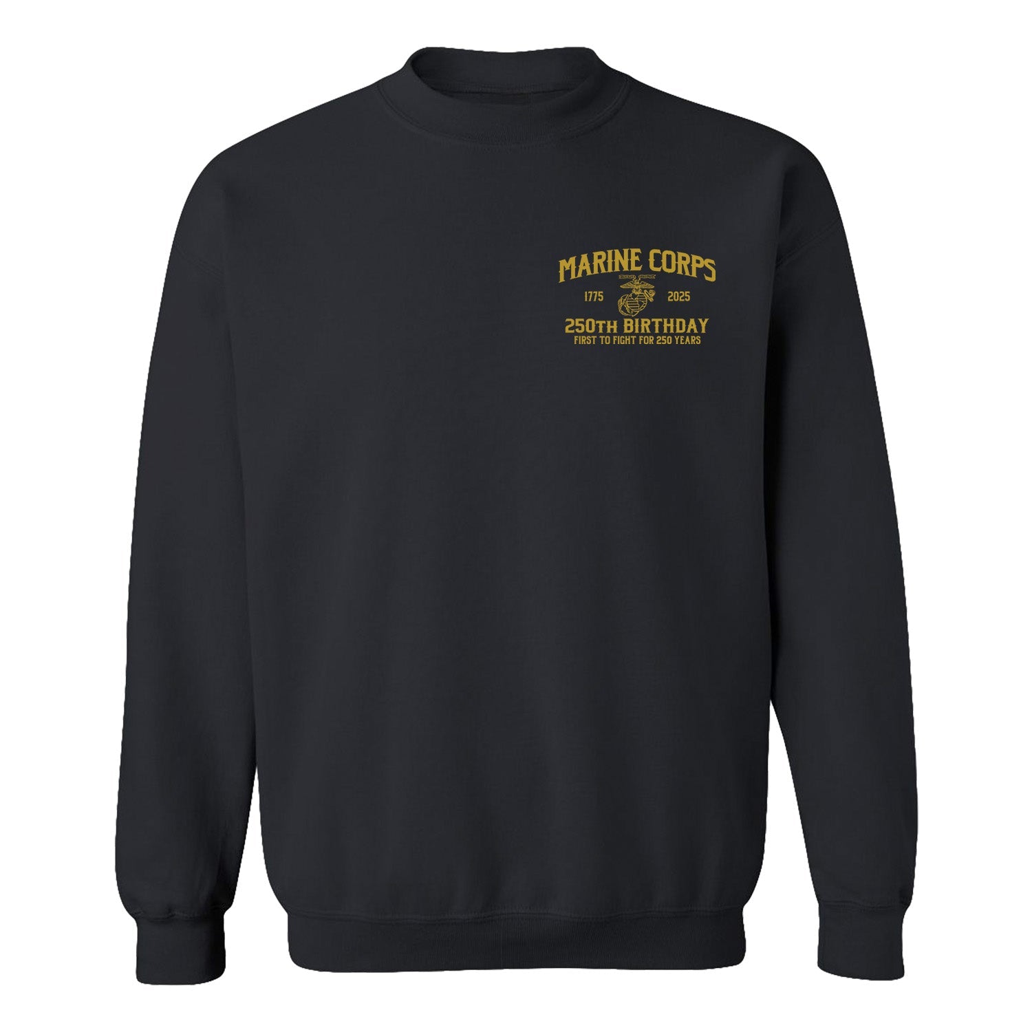 Marines Tun Tavern Born In A Bar Skull 250th Birthday Sweatshirt