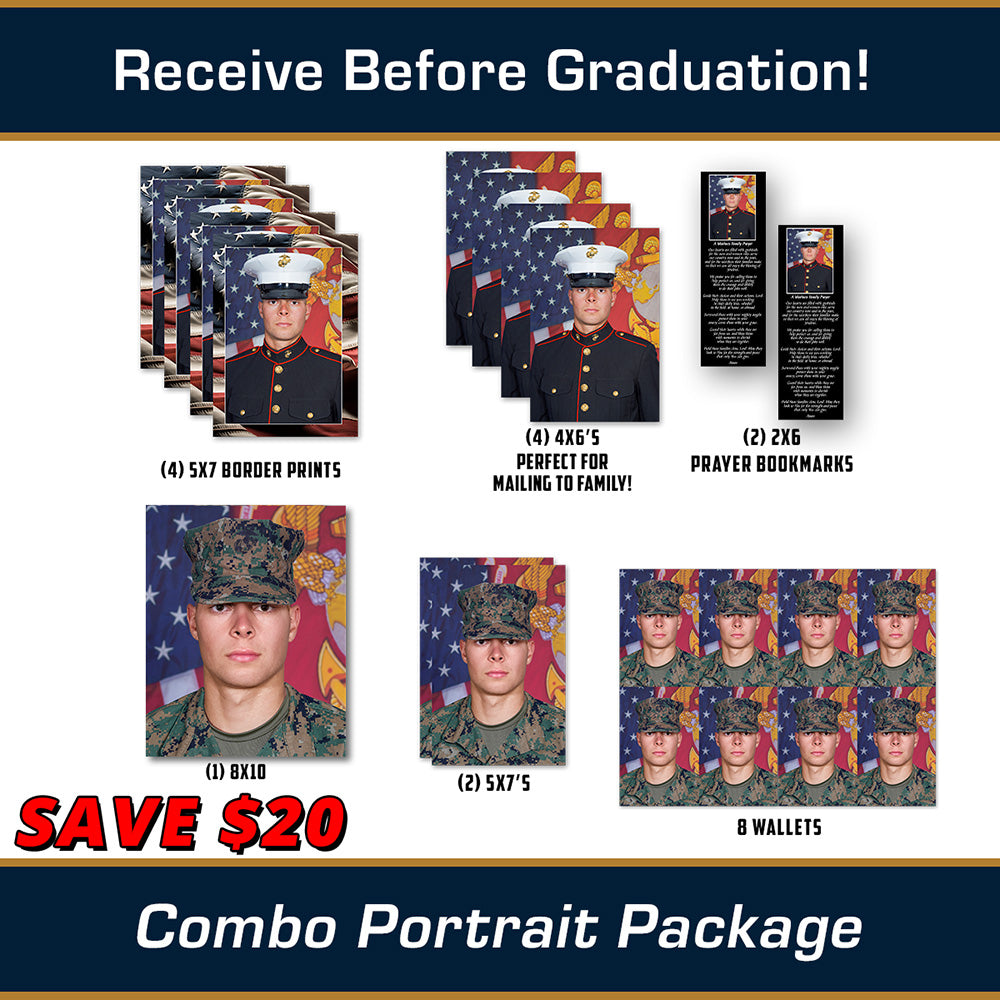 Combo Portrait Package - RECEIVE BEFORE GRAD!