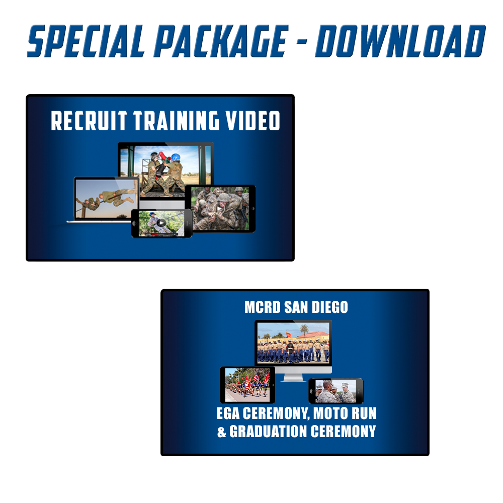 MCRD San Diego Recruit Training & Graduation Video Package