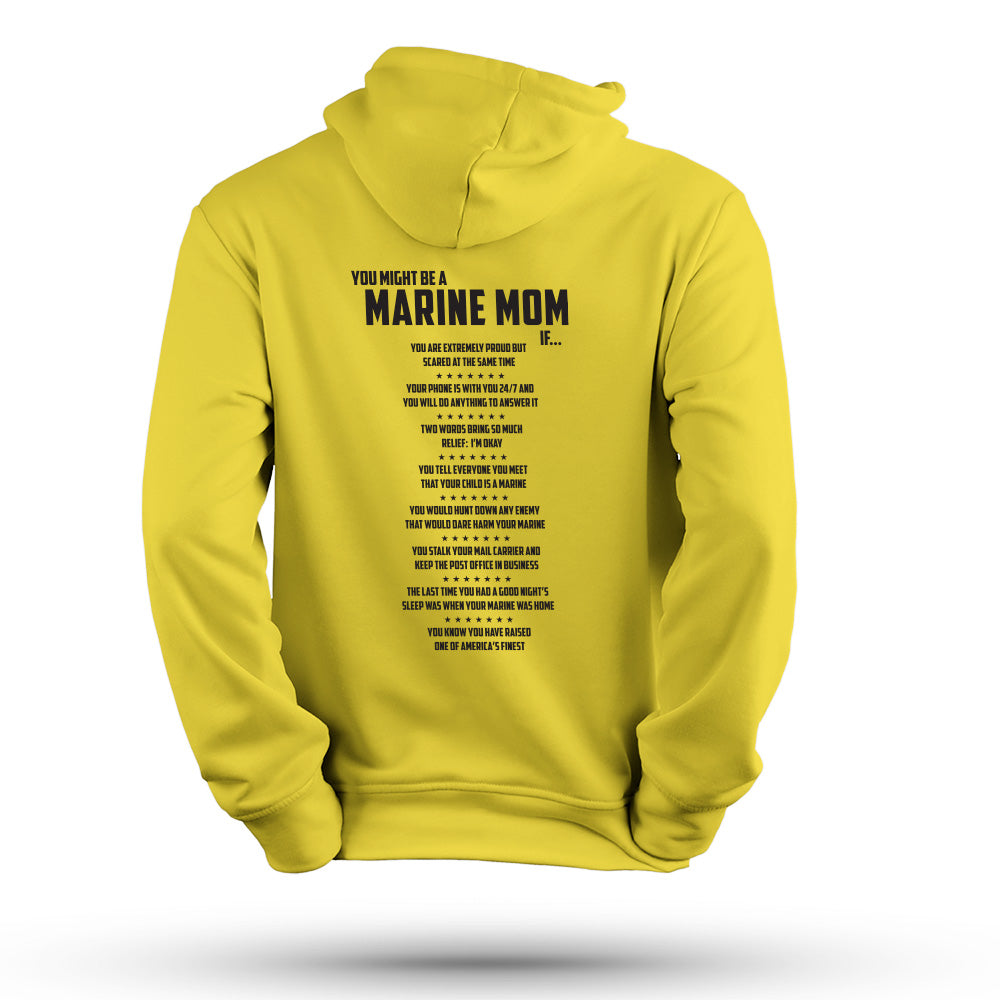 You Might Be a Marine Family If  Marine Graduation Hoodie