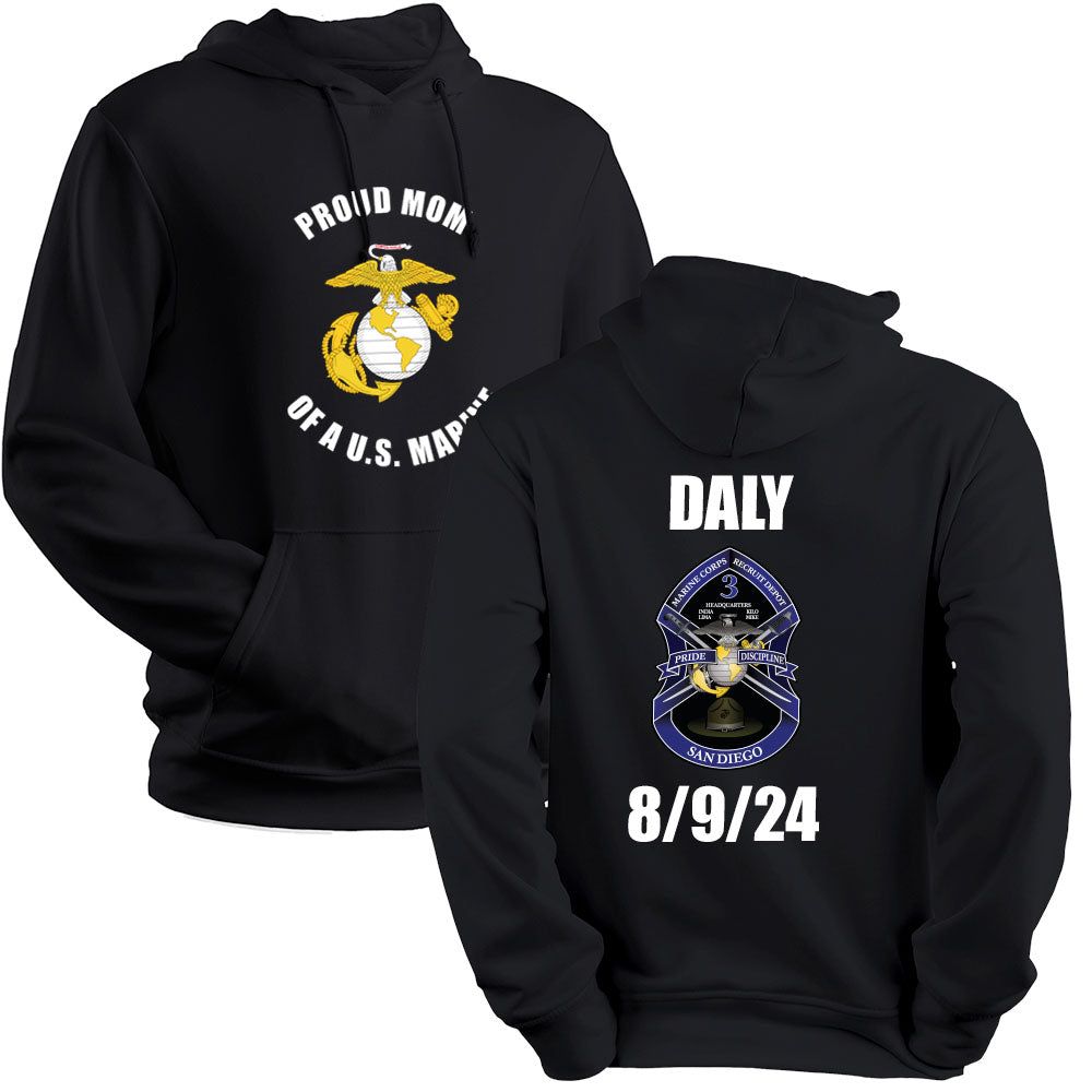 Proud Family MCRD San Diego Family Day Graduation Hoodies