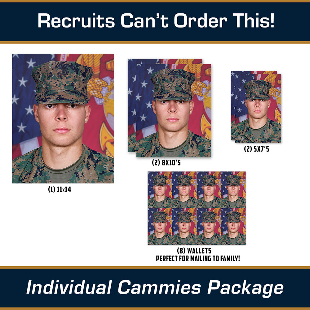 Individual Photo Cammies Package - RECEIVE BEFORE GRADUATION