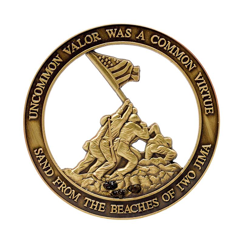 Sands of Iwo Jima Coin Iwojimaproof