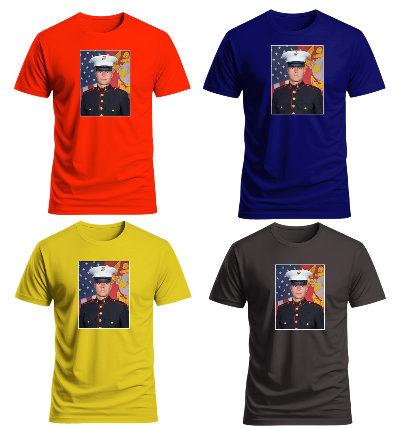 Proud Family Custom Marine Photo T-shirt