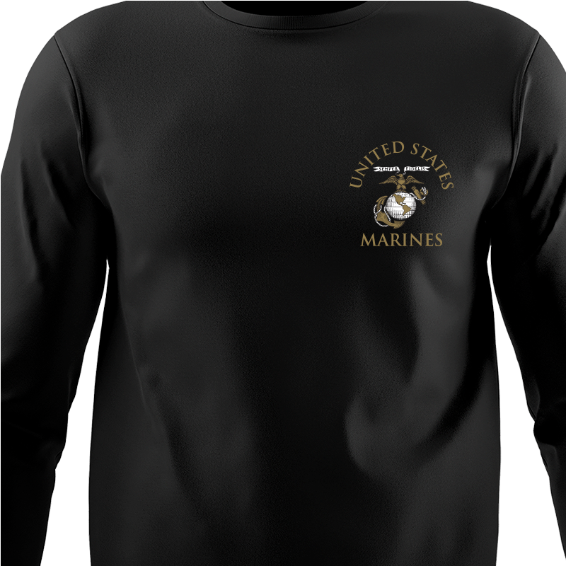 What Doesn't Kill You Makes You Stronger Except Marines - Marine Corps Long Sleeve T-Shirt