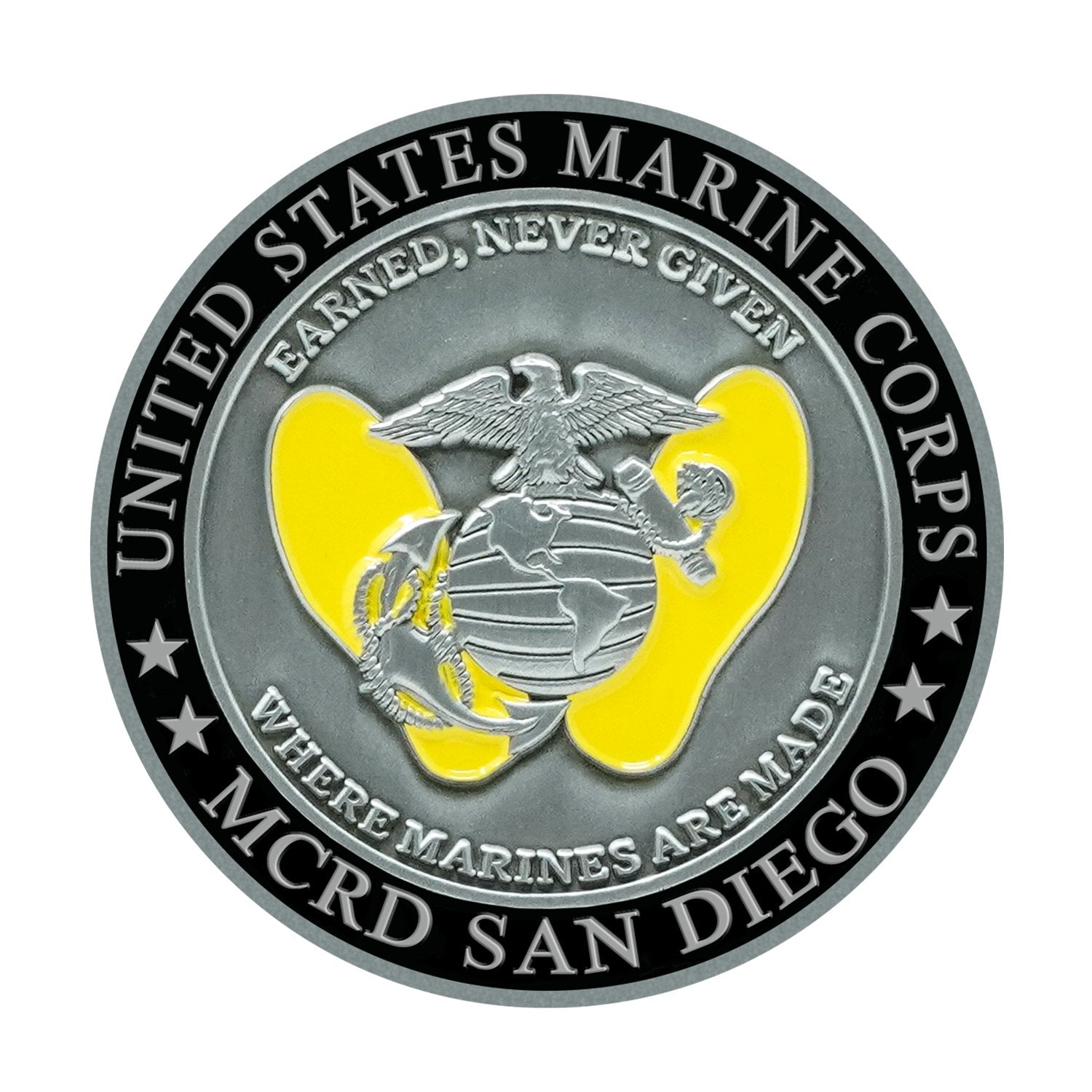 Marine Corps Recruit Depot San Diego Challenge Coin