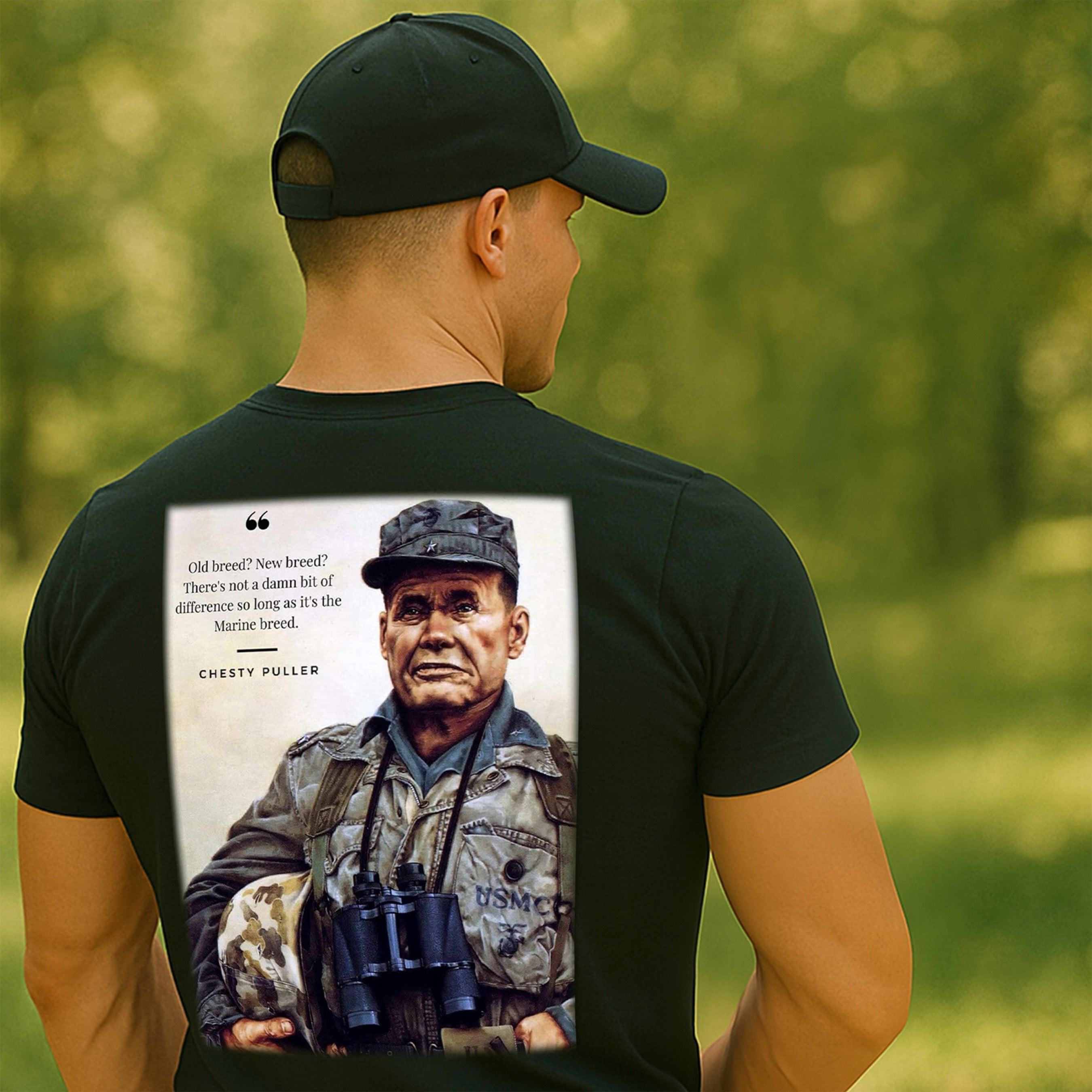 Chesty Puller "Marine Breed" T-Shirt <br> MADE IN USA