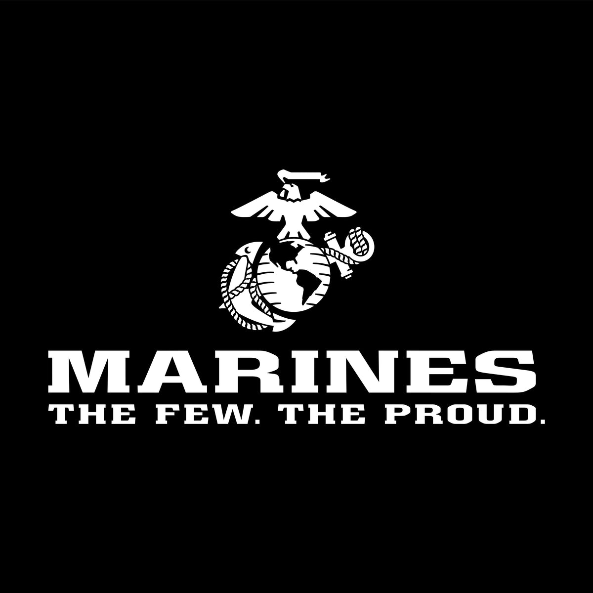 Marines The Few The Proud Chest Seal Sweatshirt