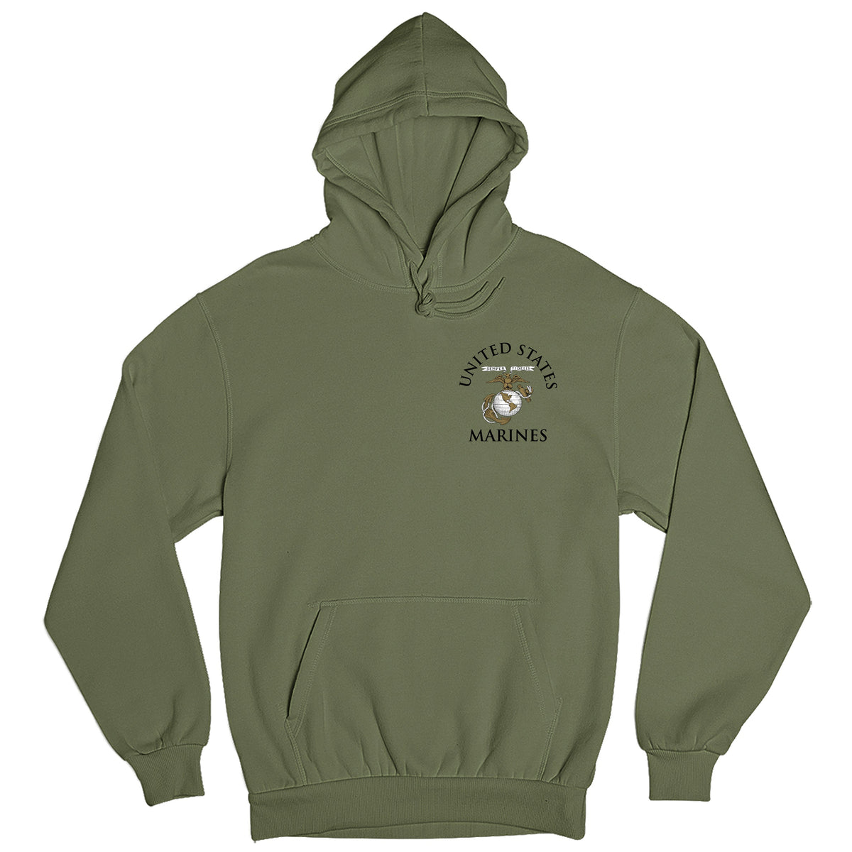 Green Marines Tun Tavern Hoodie. USMC Tun Tavern Born in a bar EGA