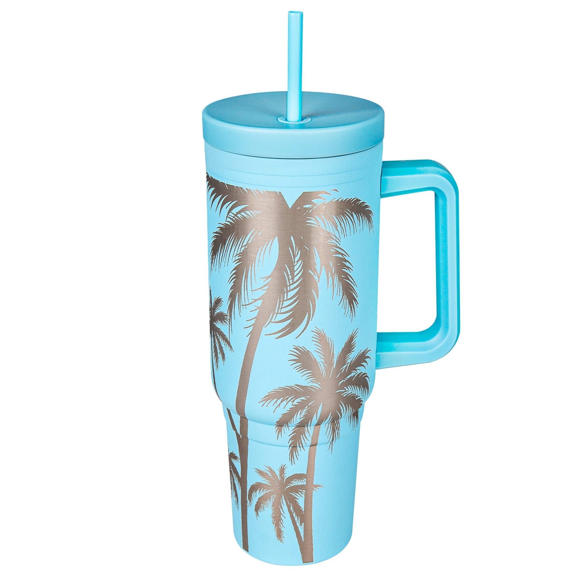 40 oz Insulated Stainless Steel Tumbler Travel Mug with Handle