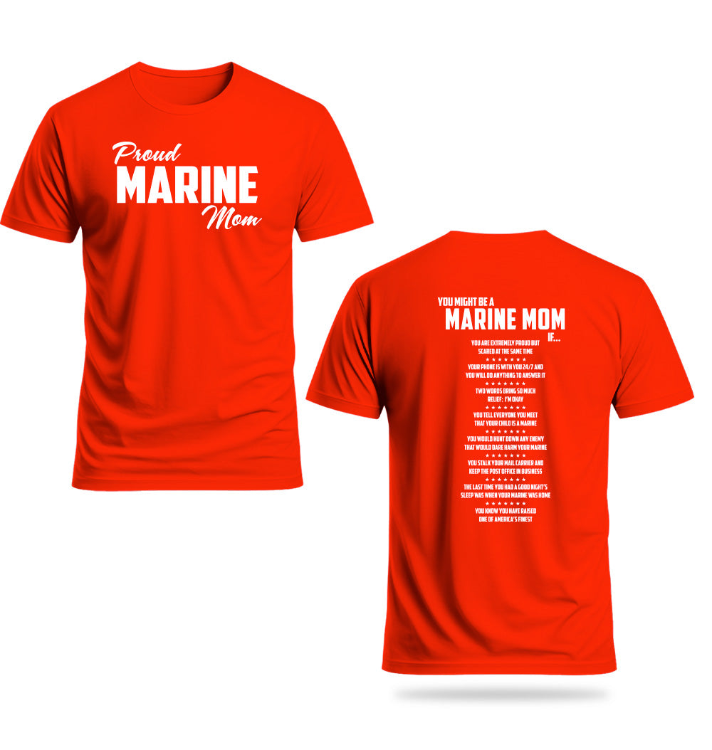 You Might Be a Marine Family If  Marine Graduation T-shirt