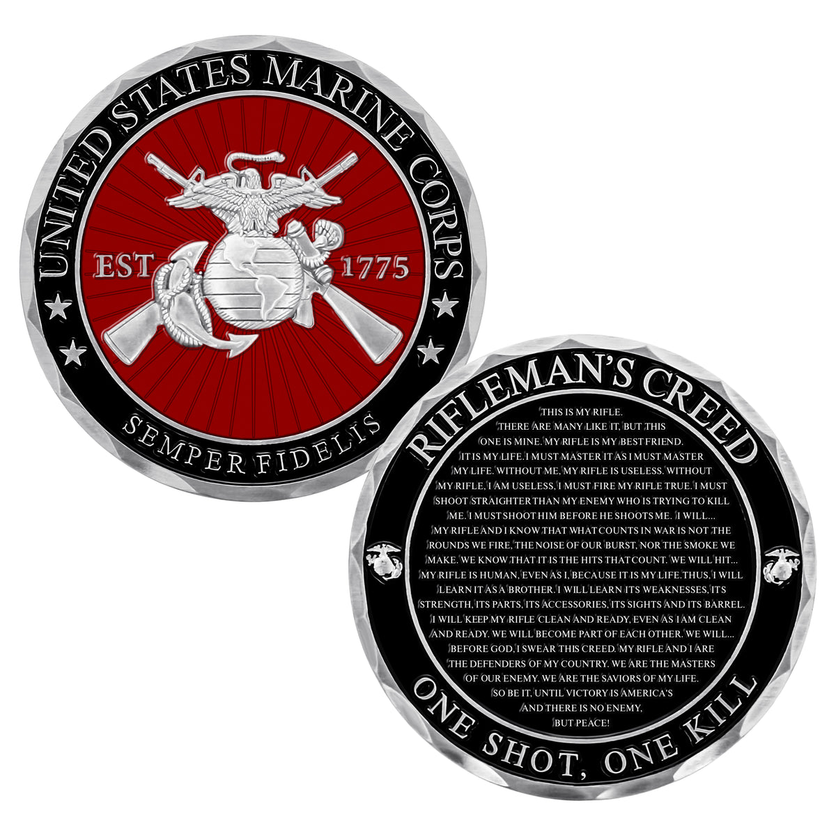 Rifleman's Creed Challenge Coin