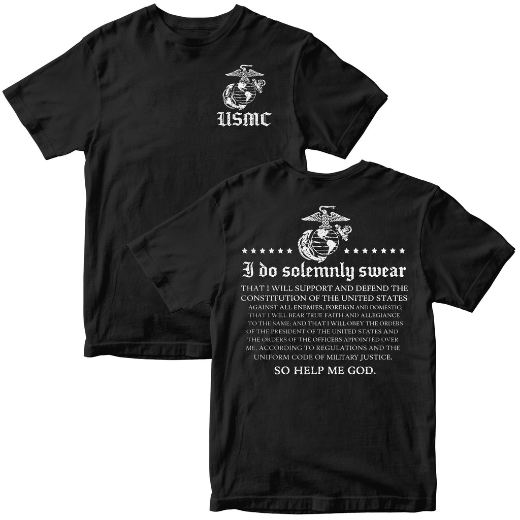 USMC Oath of Enlistment T-Shirt | Marine Corps Gift Shop