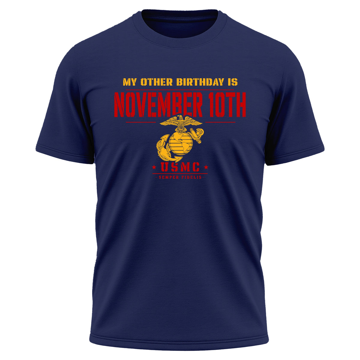 Marines November 10th Semper Fi Birthday Performance T-Shirt