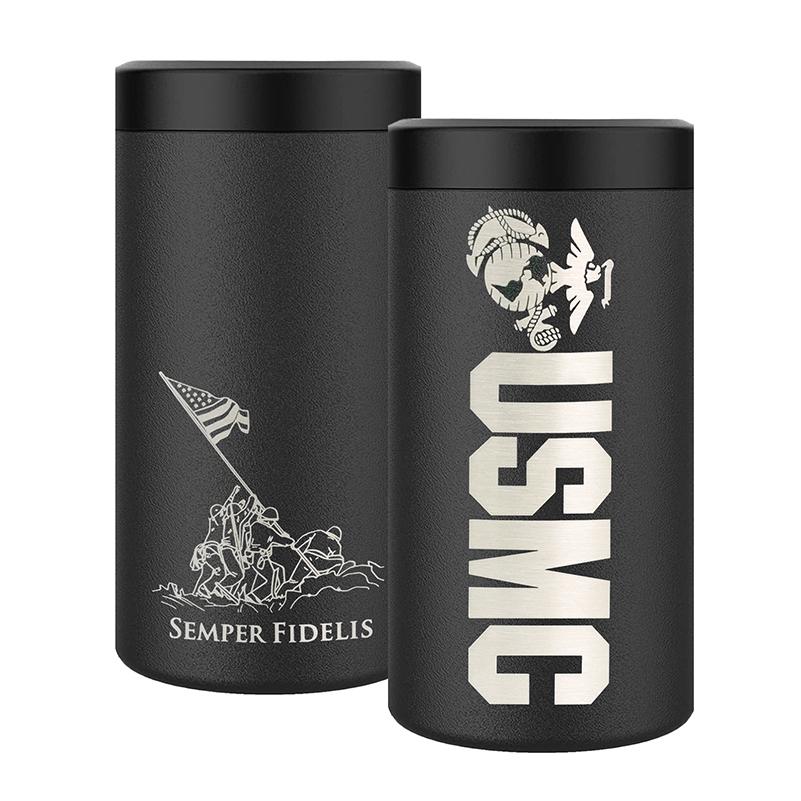 4 in 1 USMC Can Cooler Universal Koozie