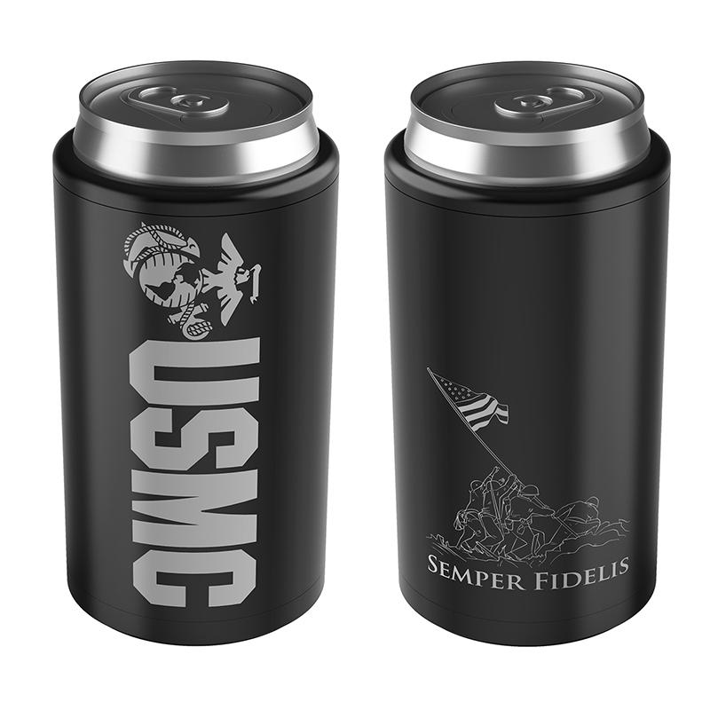 4 in 1 USMC Can Cooler Universal Koozie