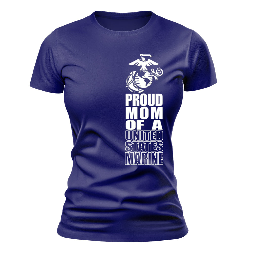 Ladies Proud Parent* of a United States Marine - Graduation T-shirt