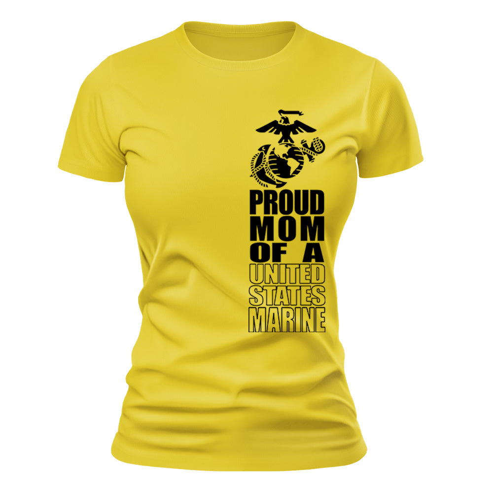 Ladies Proud Parent* of a United States Marine - Graduation T-shirt