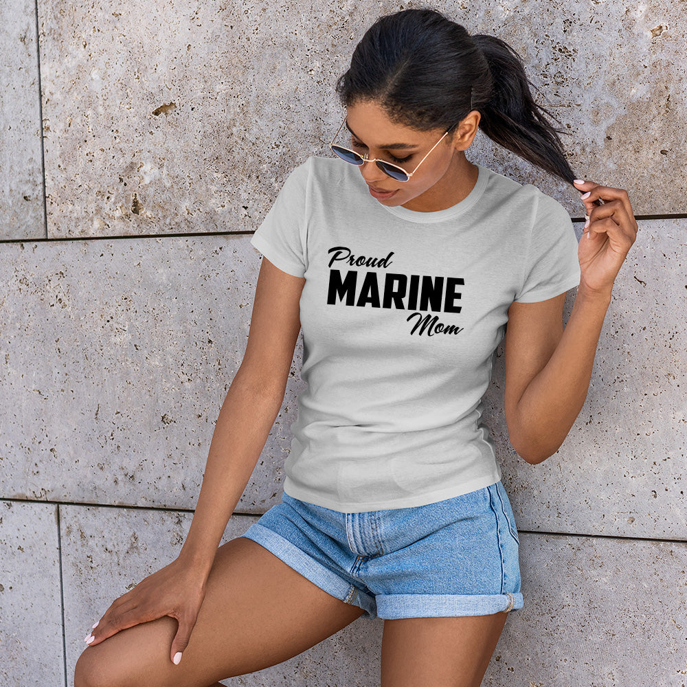 Women's You Might Be a Marine Family If Marine Graduation T-shirt