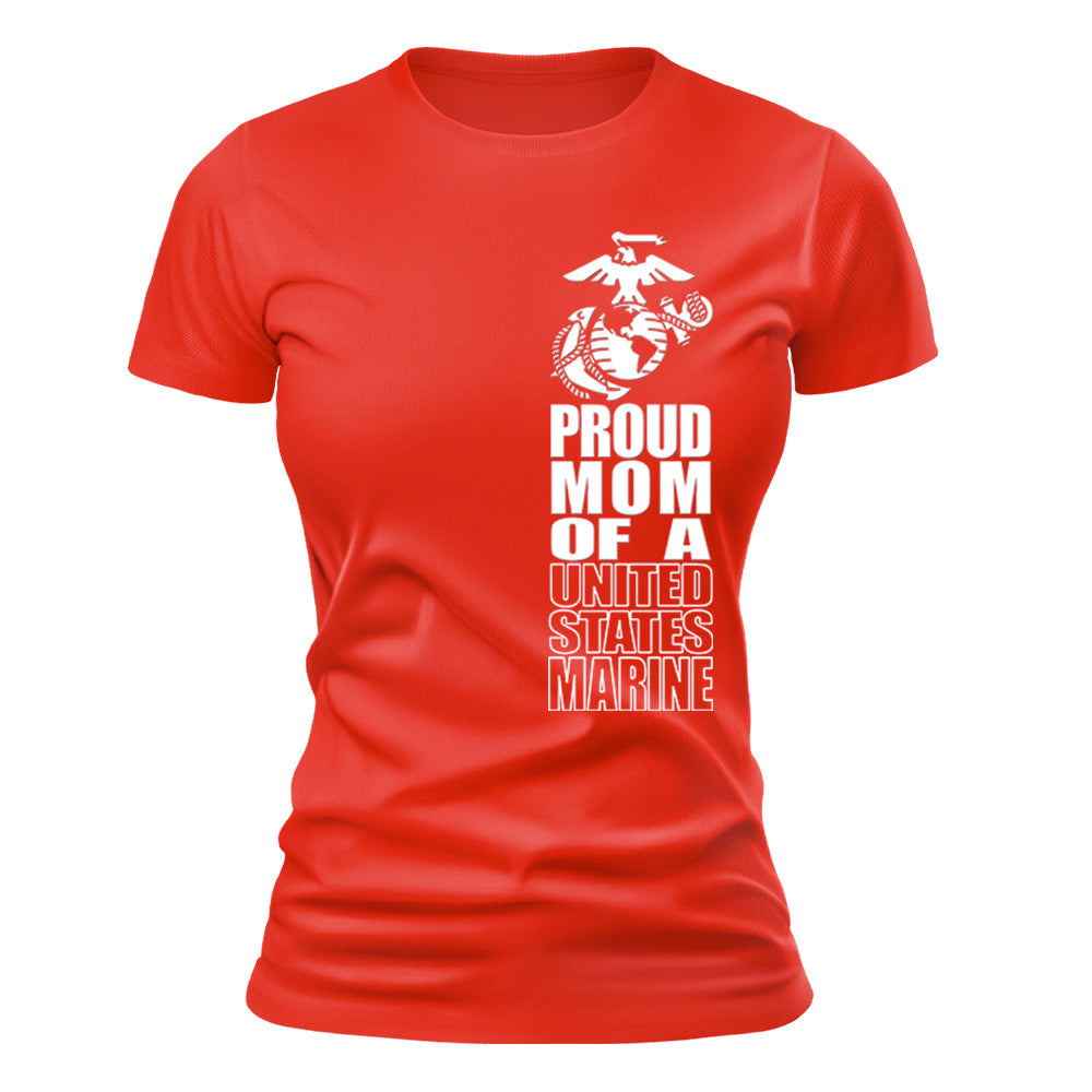 Ladies Proud Parent* of a United States Marine - Graduation T-shirt