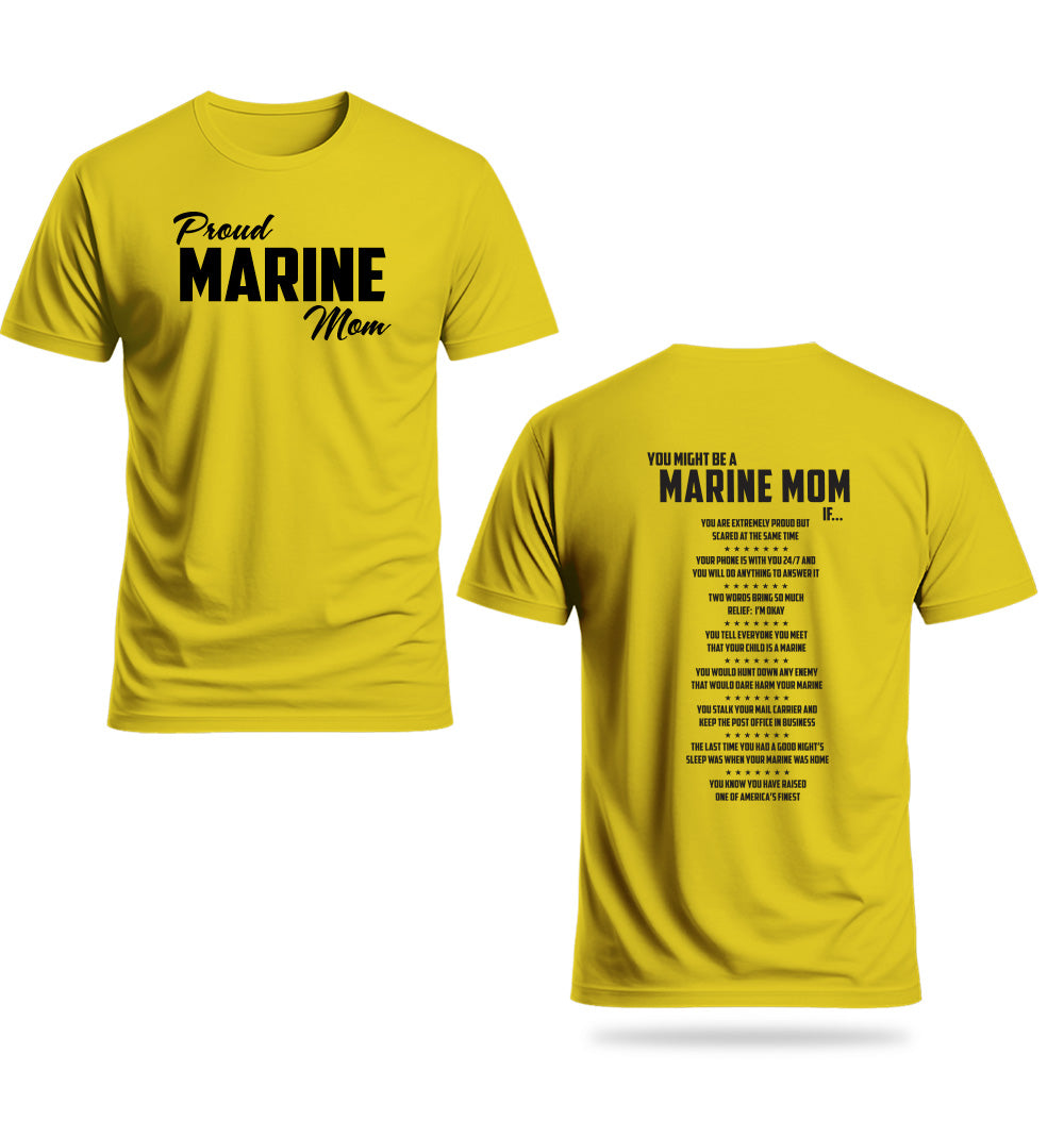 You Might Be a Marine Family If  Marine Graduation T-shirt